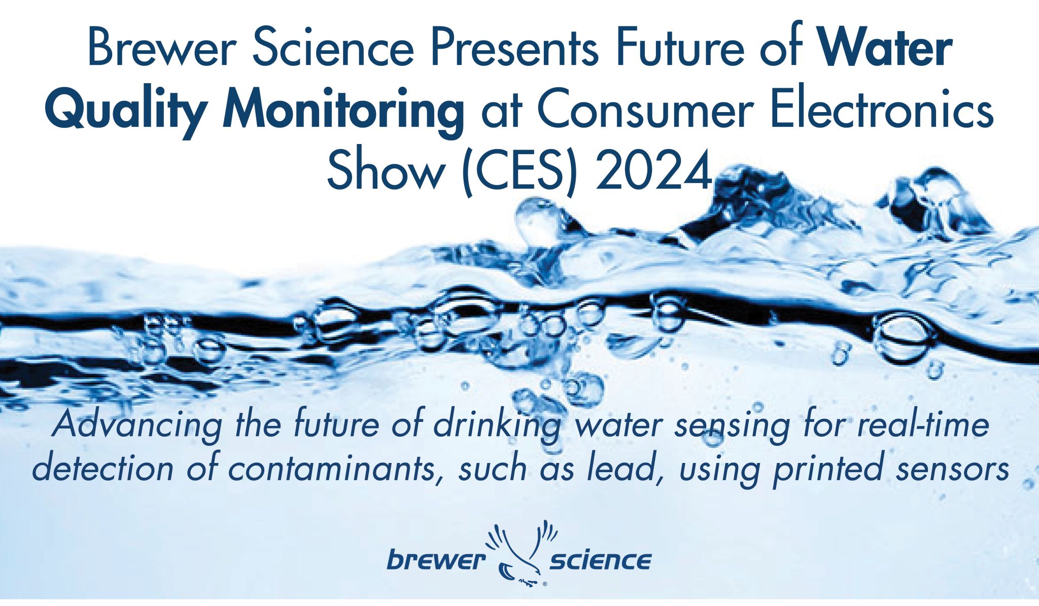 Brewer Science Presents Future Of Water Quality Monitoring At Consumer   CES 2024 2 